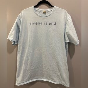 Blue 84 Amelia Island, FL Short Sleeve Logo Tee Size L Blue